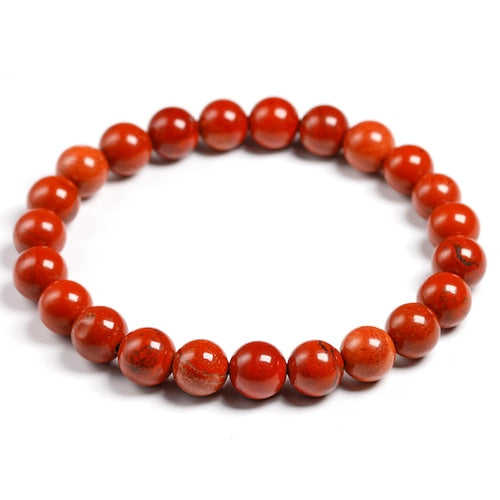 Natural Genuine Red Jasper Round -Stones Beads