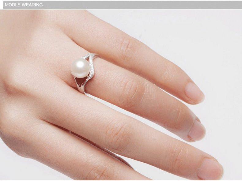 Pearl Ring Natural Freshwater Pearl Jewelry