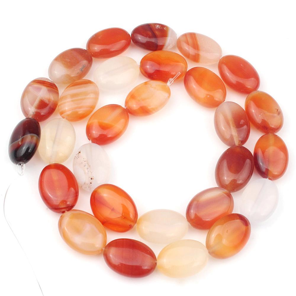 Oval Shape Stone Beads Natural Tiger Eye Beads