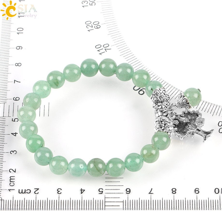 Meditation Green Aventurine Women Bracelets Natural