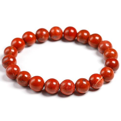 Natural Genuine Red Jasper Round -Stones Beads