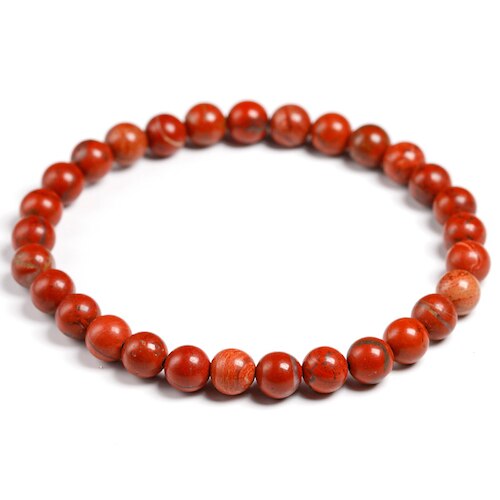 Natural Genuine Red Jasper Round -Stones Beads
