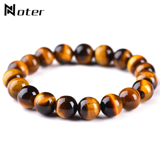 Minimalist 100% Real Tiger Eyes Beads Bracelet