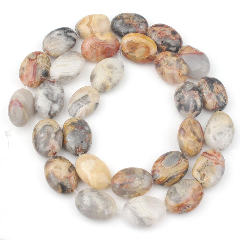 Oval Shape Stone Beads Natural Tiger Eye Beads