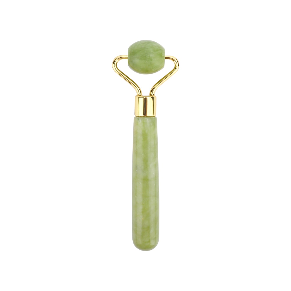 Natural Jade Massage Roller Rose Quartz Double Heads