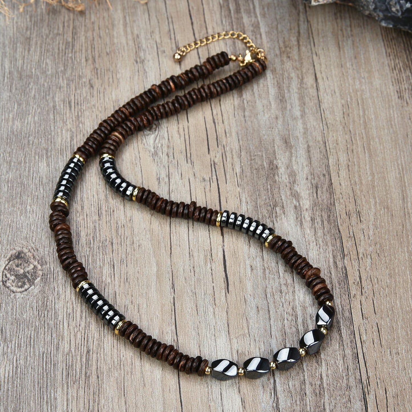 fashion natural stone bead necklace pure