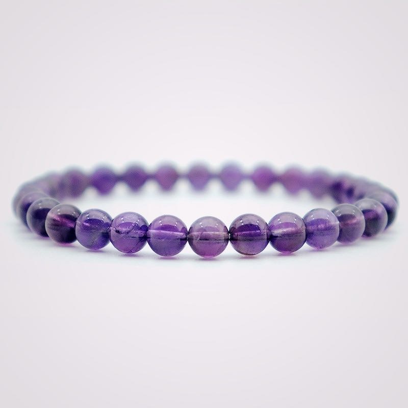 100% Natural Amethysts Bracelet Women Men