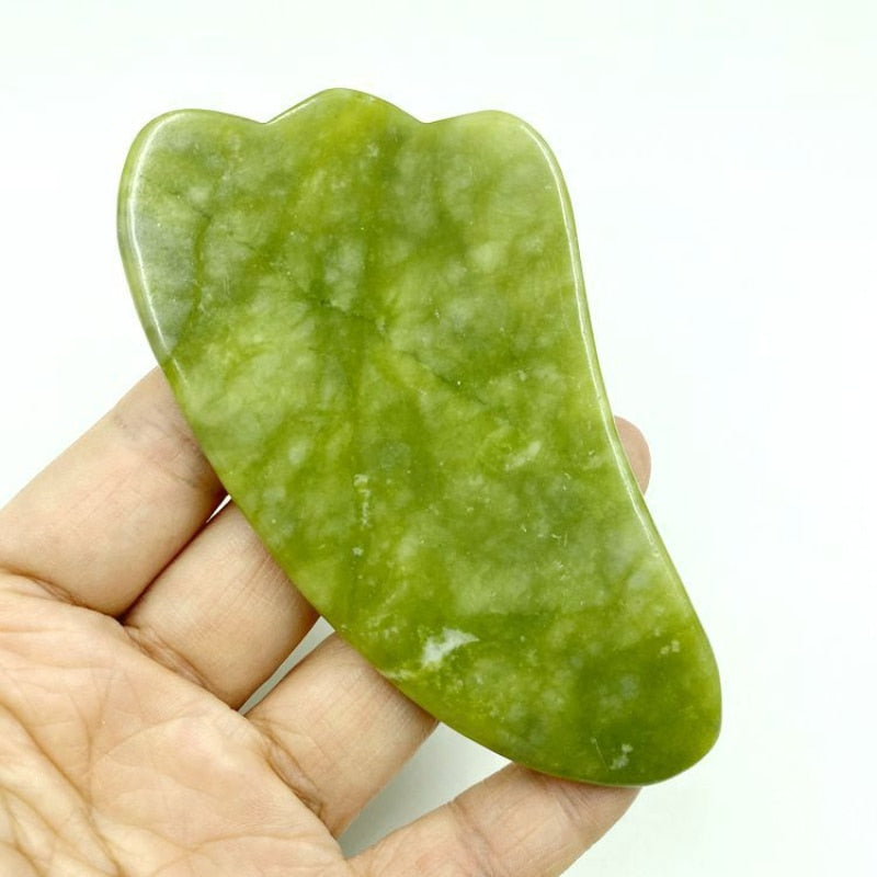Jade Massage Board Natural Stone Scraper Beauty Tool