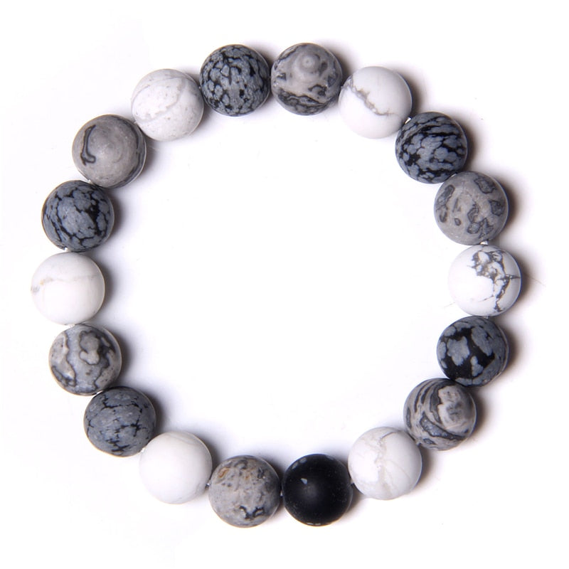 Universe Eight Planets Bracelet Men Natural Stone