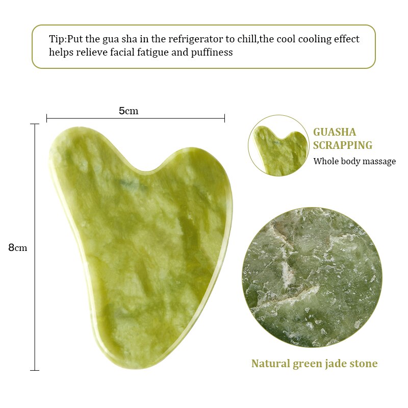 Natural Jade Scraper Board Face Massager