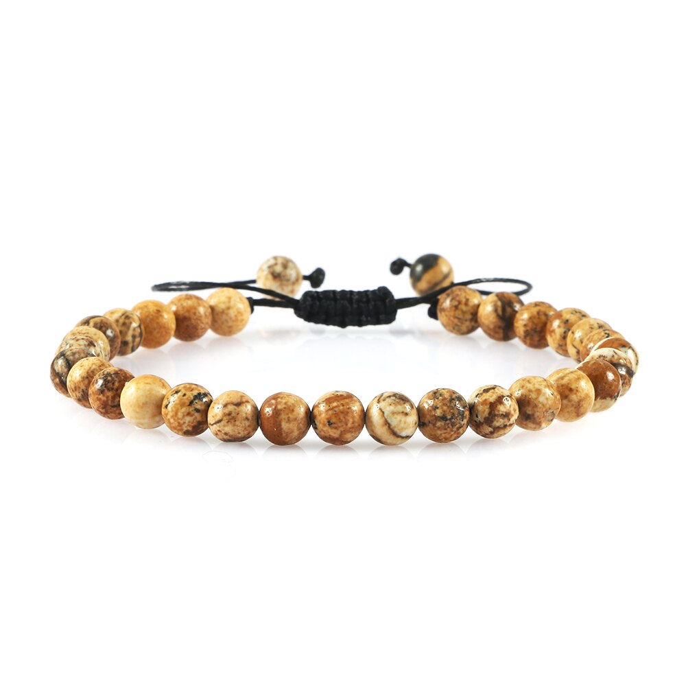 Natural Stone Men Bracelets Charm Tiger Eye