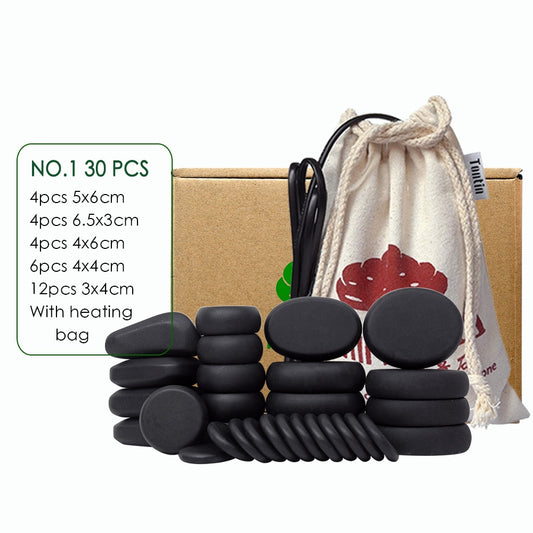 Hot Stone Massage Set spa massaging stones massager