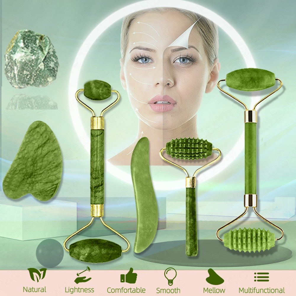 Facial Slimming Jade Roller Face Massage
