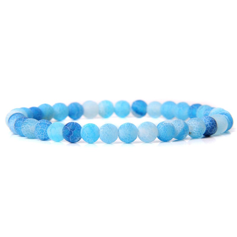 Blue Lapis Tiger Eye Agates Buddha Bracelets