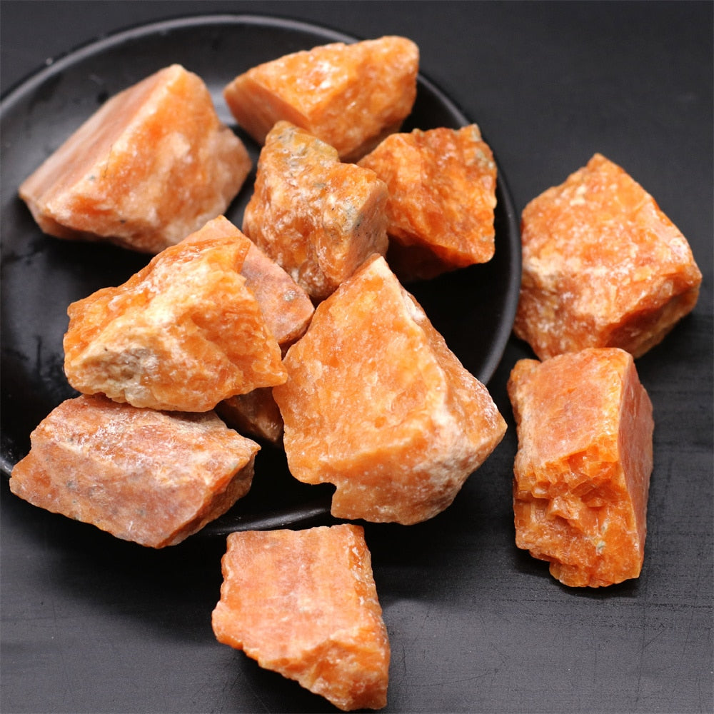 Natural Raw Sunstone Crystal Quartz Irregular Rough