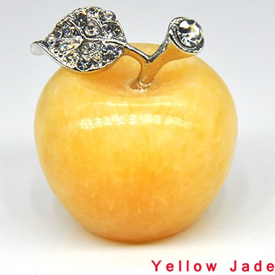 Apple Figurine Natural Stones Healing Crystals Statue