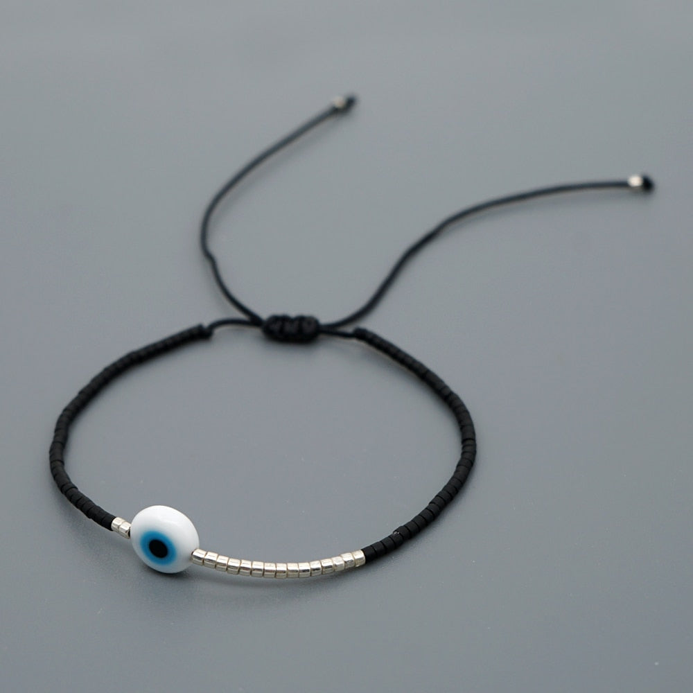 Greek Eye Braclet Turkish Evil Eye Bracelet Tiny String