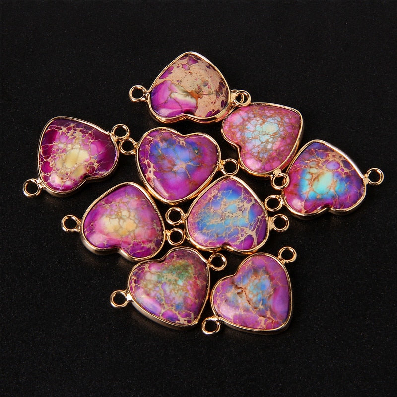 New Arrival Natural Stone Crystal Pendant Charm
