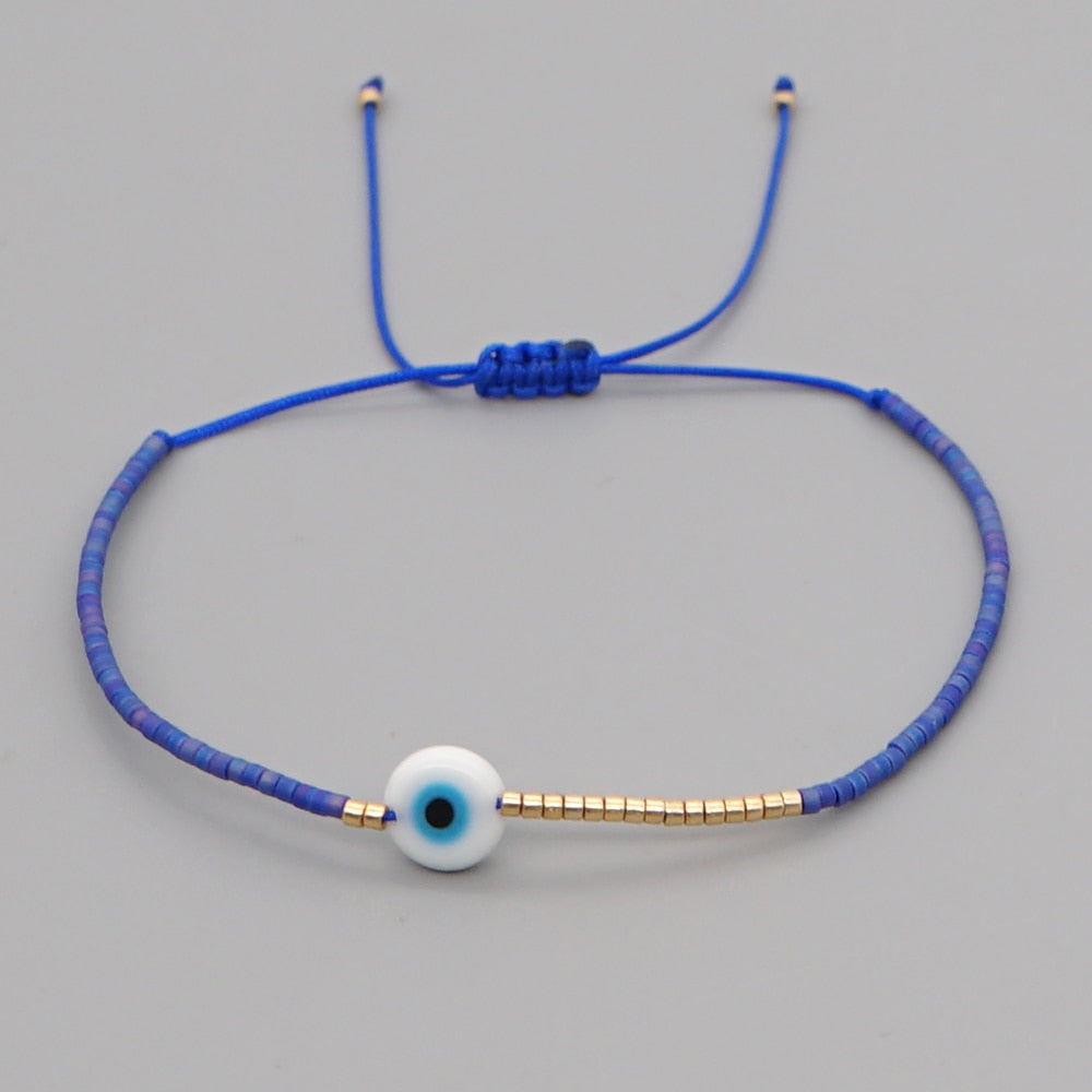 Greek Eye Braclet Turkish Evil Eye Bracelet Tiny String