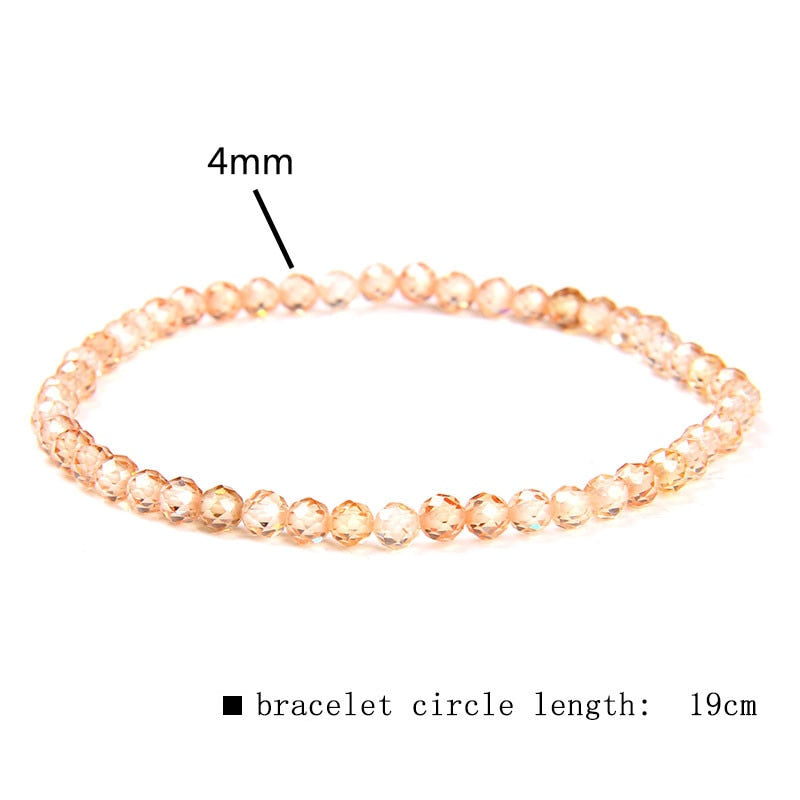 Minimalist Healing Tiny crystal stone Beads Bracelets