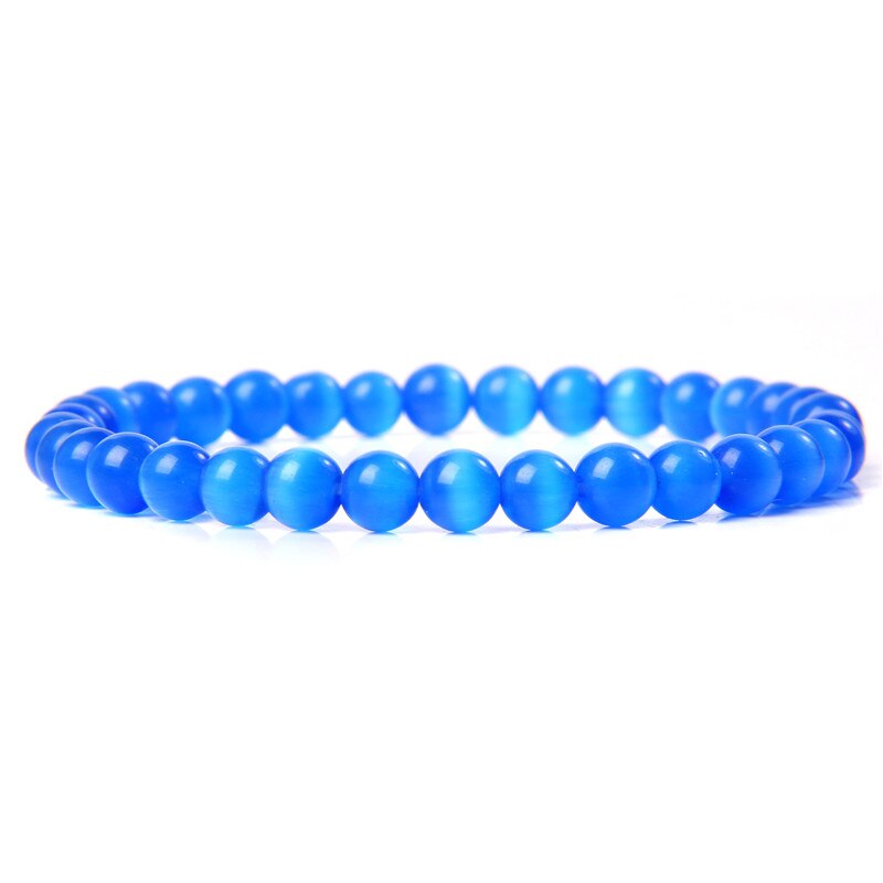 Blue Lapis Tiger Eye Agates Buddha Bracelets