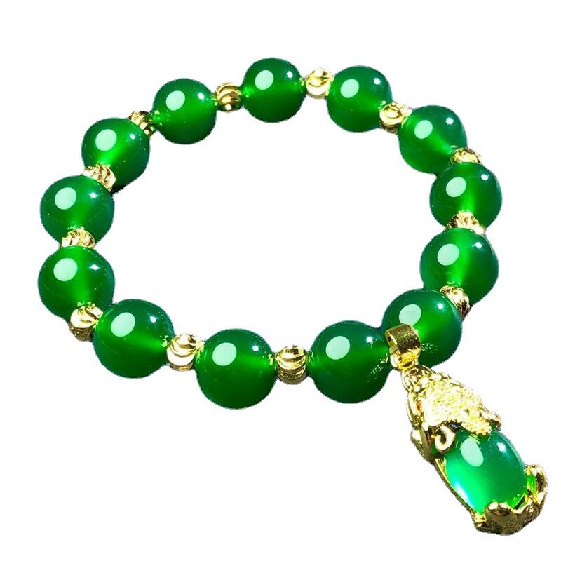 Genuine Natural Green Jade Bracelet Men Women Fine Jewelry