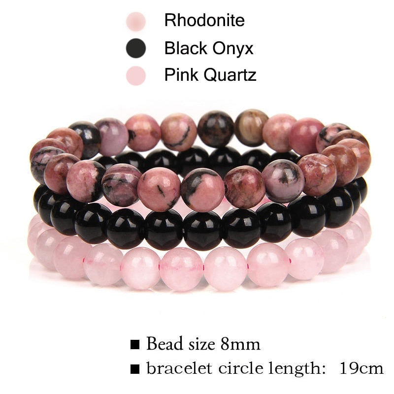 Women Men Bracelets Natural Stone Beads Bracelet