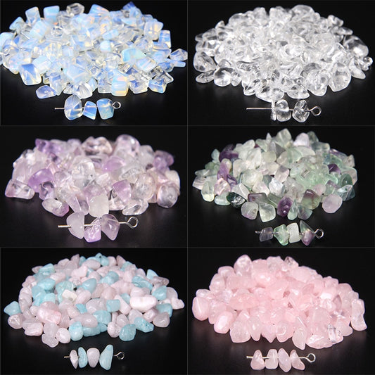 Natural Gem Irregular Rose Quartzs Chip Stone Beads