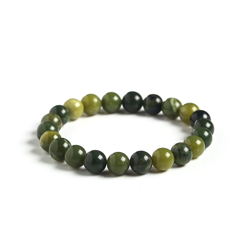 JD Stone Canada Green Jades Beaded Bracelets