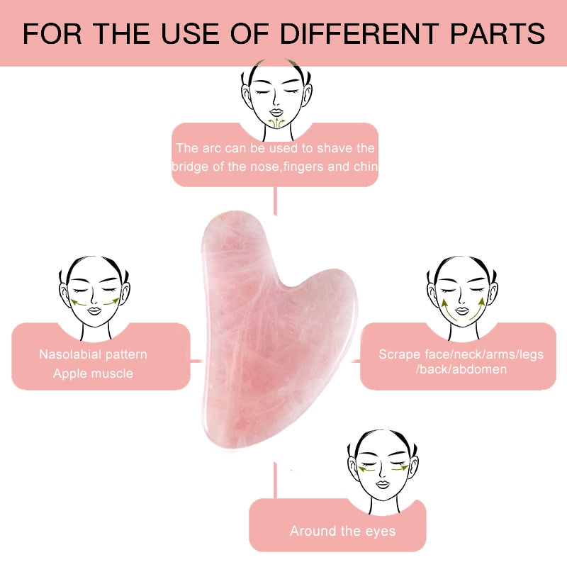 2 in 1 Natural Jade Stone Scrapping Chin Lifting