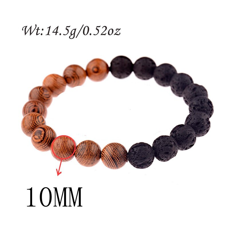 Wood Beads Bracelets Men Ethic Meditation