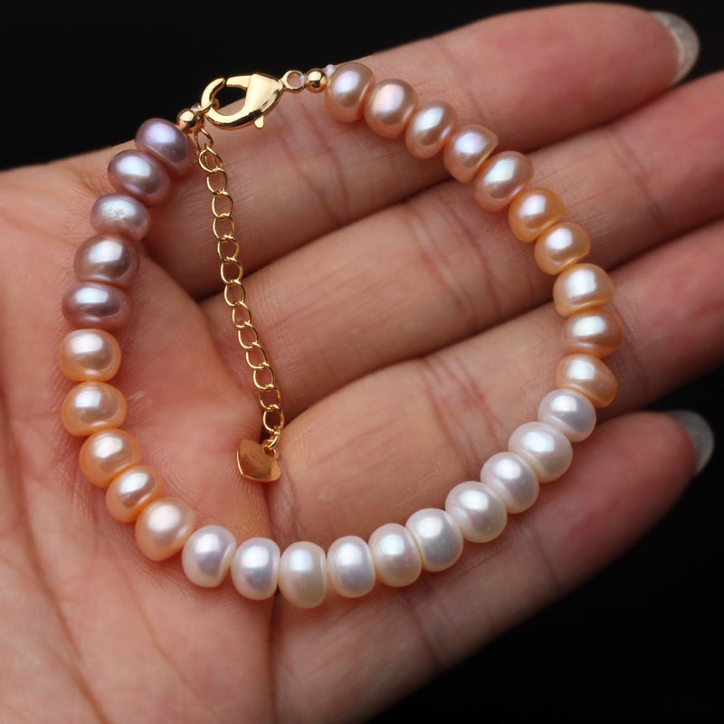 Colorful Pearl Bracelet Classic Freshwater Pearl