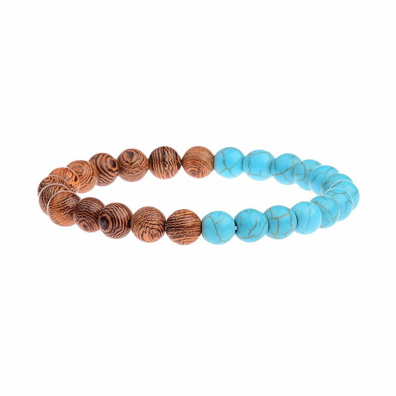 Wood Beads Bracelets Men Ethic Meditation