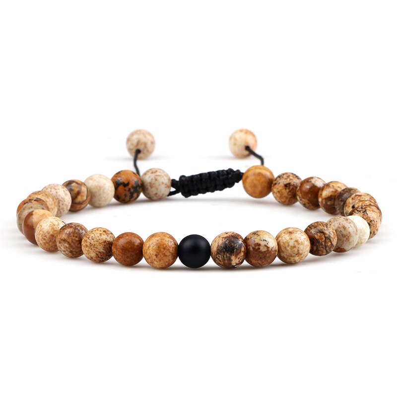 Handmade Adjustable Bracelet Natural Stone