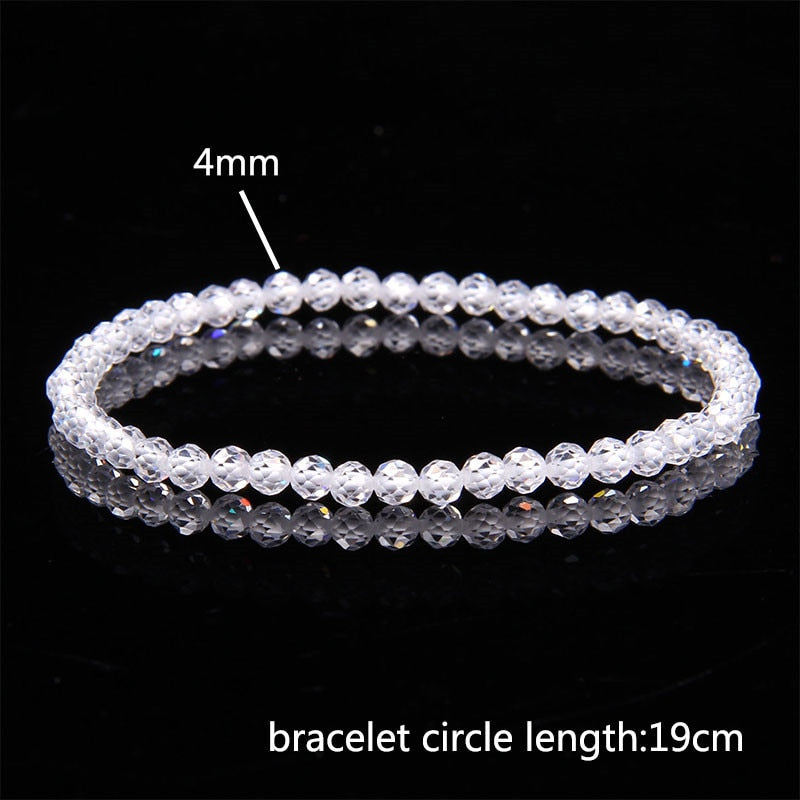 Minimalist Healing Tiny crystal stone Beads Bracelets