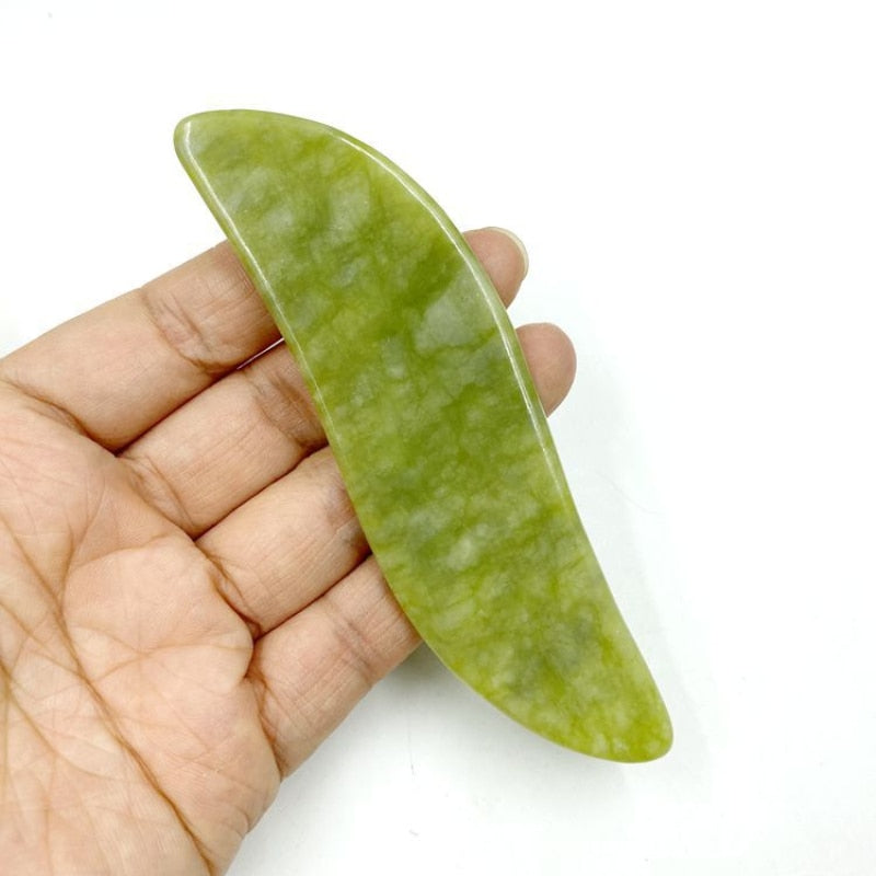 Jade Massage Board Natural Stone Scraper Beauty Tool