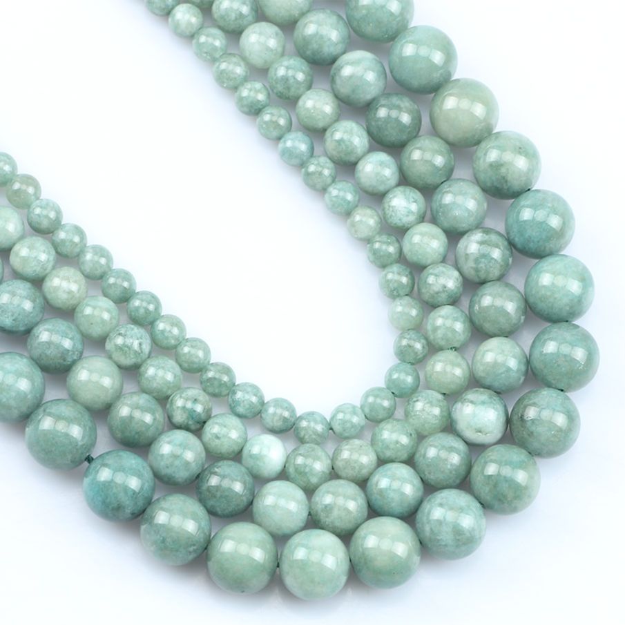 Natural Stone Beads Burmese Jades Round Beads