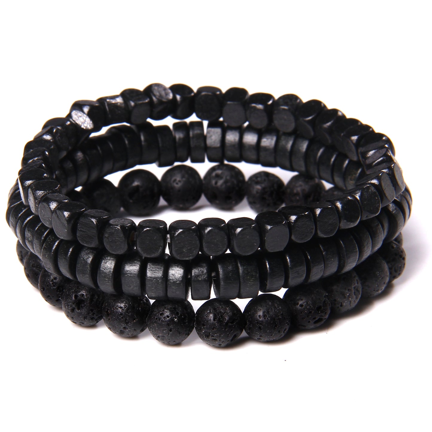 Fashion Natural Stone Beads Men Bracelet Multilayer