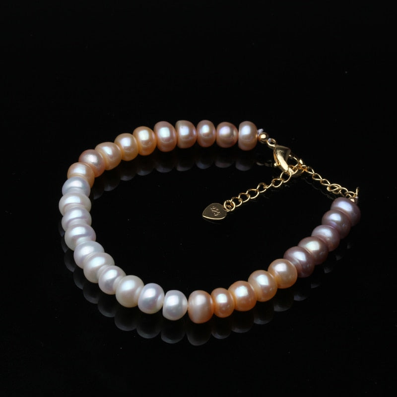 Colorful Pearl Bracelet Classic Freshwater Pearl