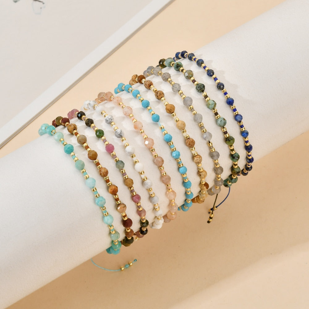 Cute Miyuki Bracelet Boho Natural Stone Bracelets