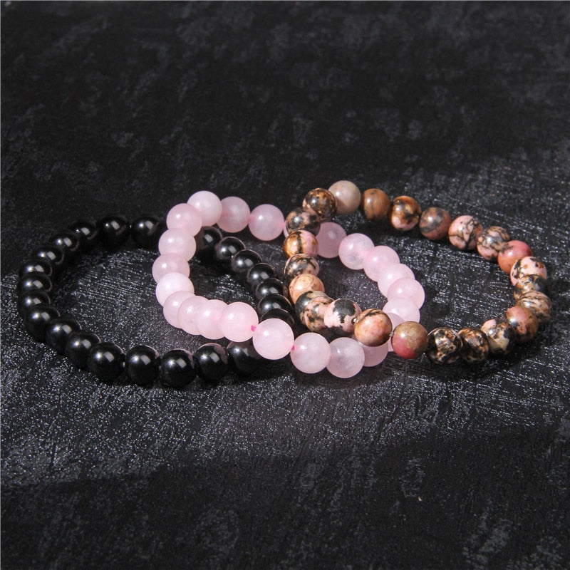 Women Men Bracelets Natural Stone Beads Bracelet