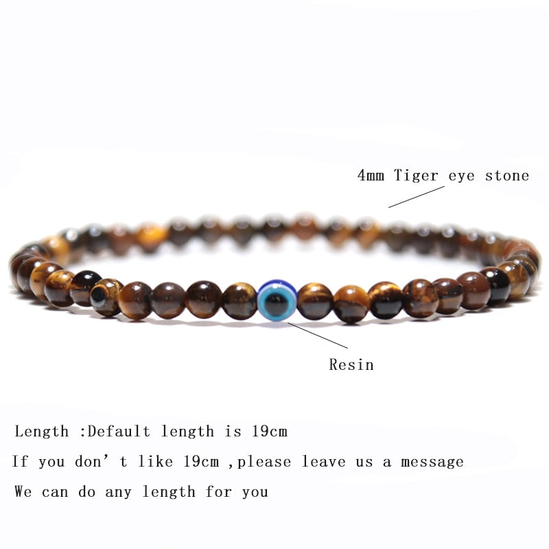 Minimalist Evil Eye Bracelet Men Female Charm