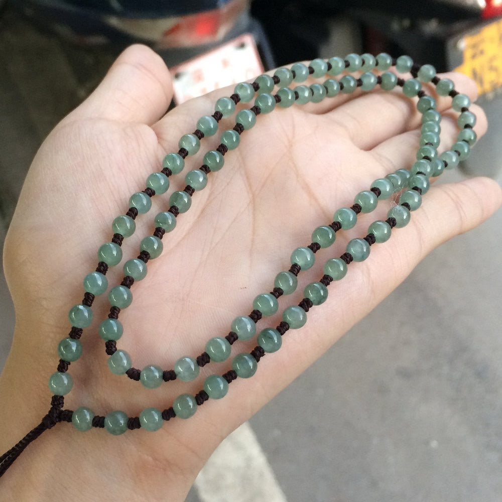 Natural Myanmar jade handmade pendant