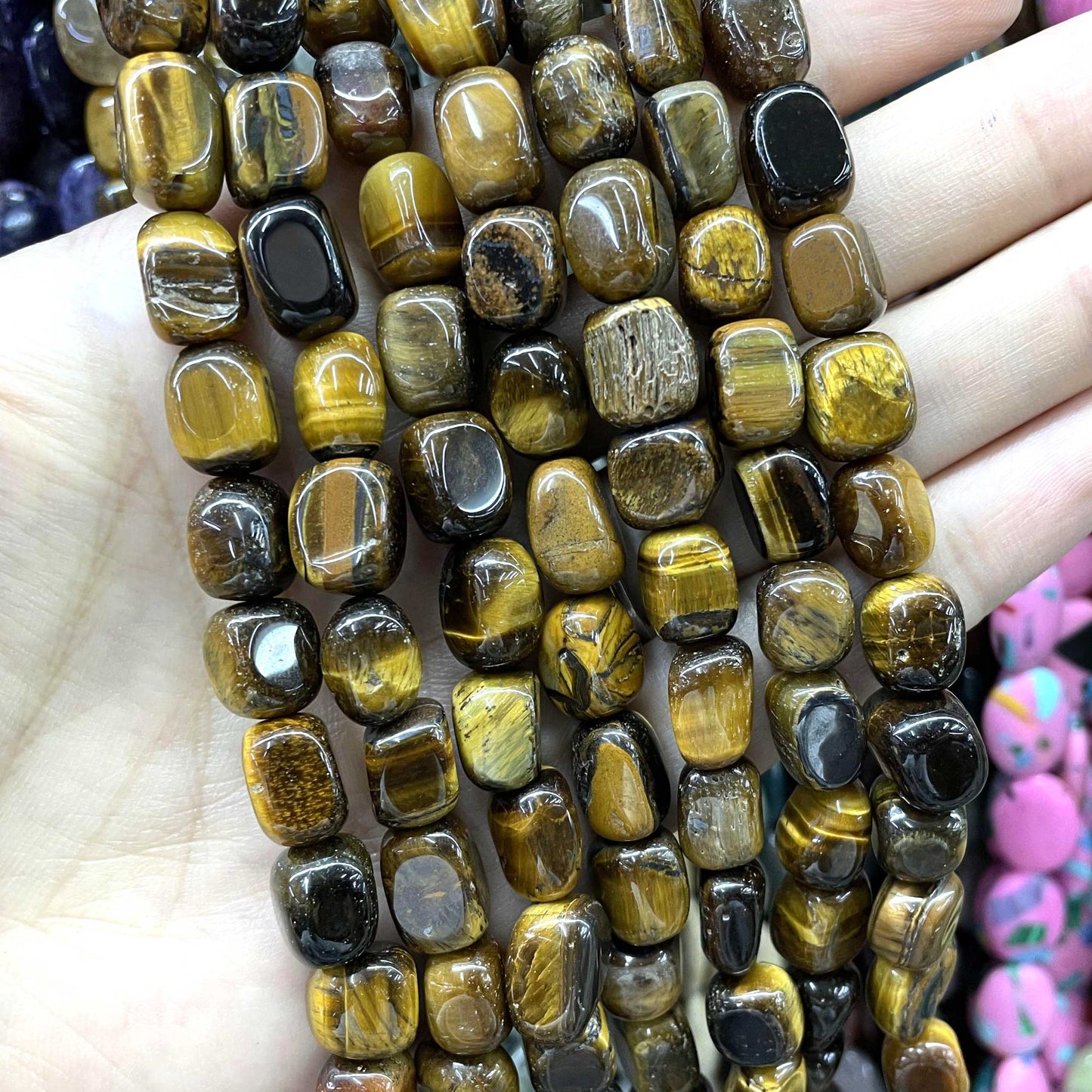 Jades Crystal Stone Square Loose Spacer Beads