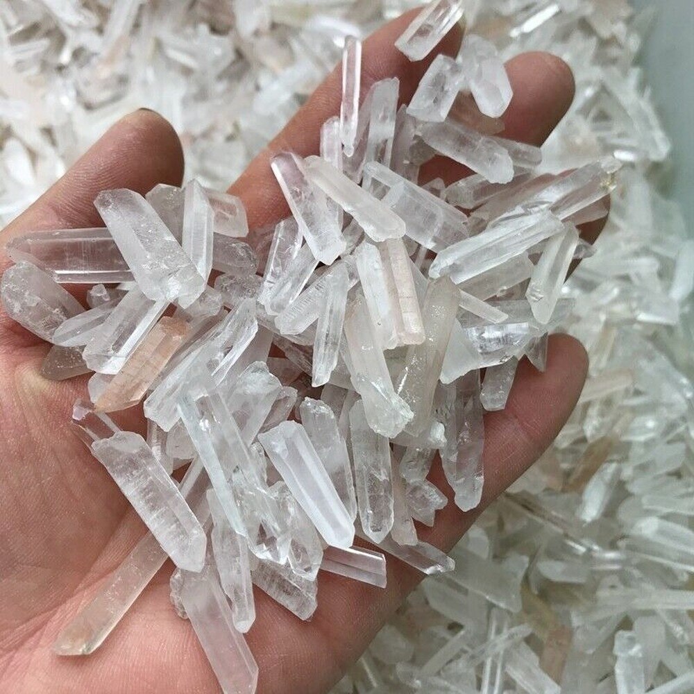 100% Natural Clear Quartz Healing Crystal Point Wand