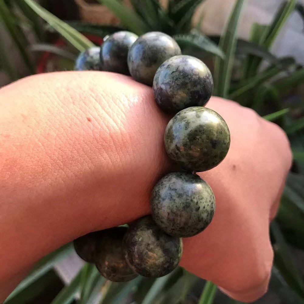 Tibetan Jade Bracelet With Magnetic Magic