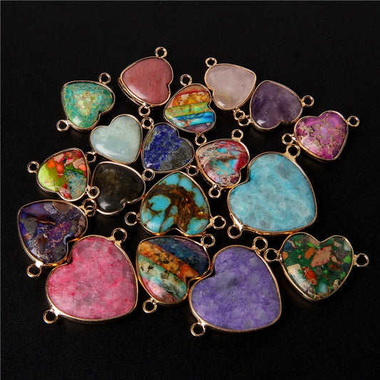 New Arrival Natural Stone Crystal Pendant Charm