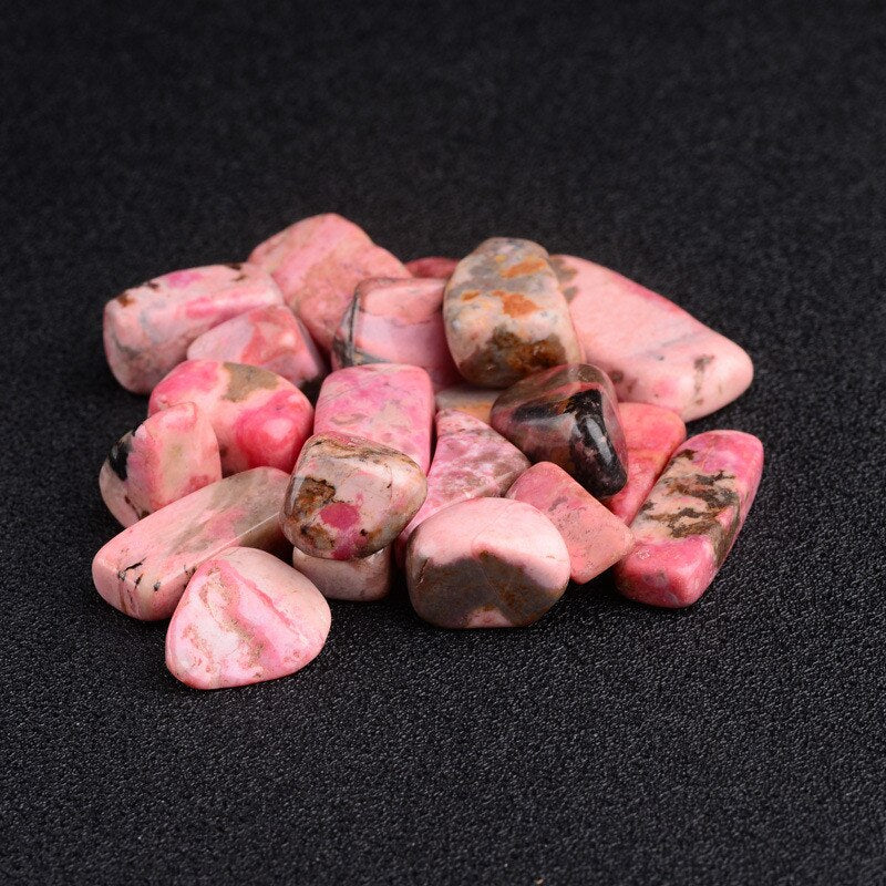 100g Natural rose red Rhodochrosite gravel stones