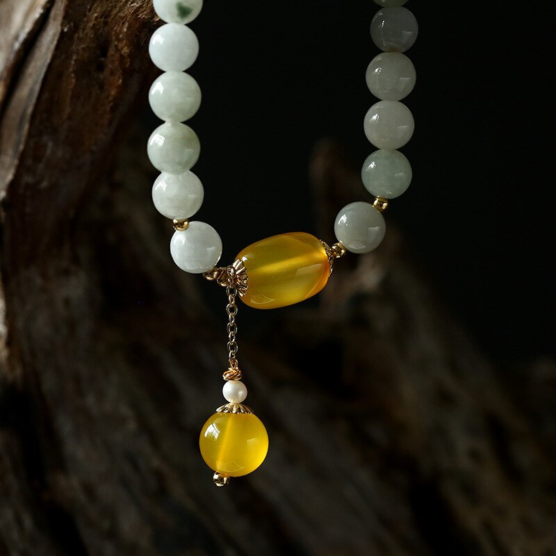 Jade Beads Bracelet Bangle For Women
