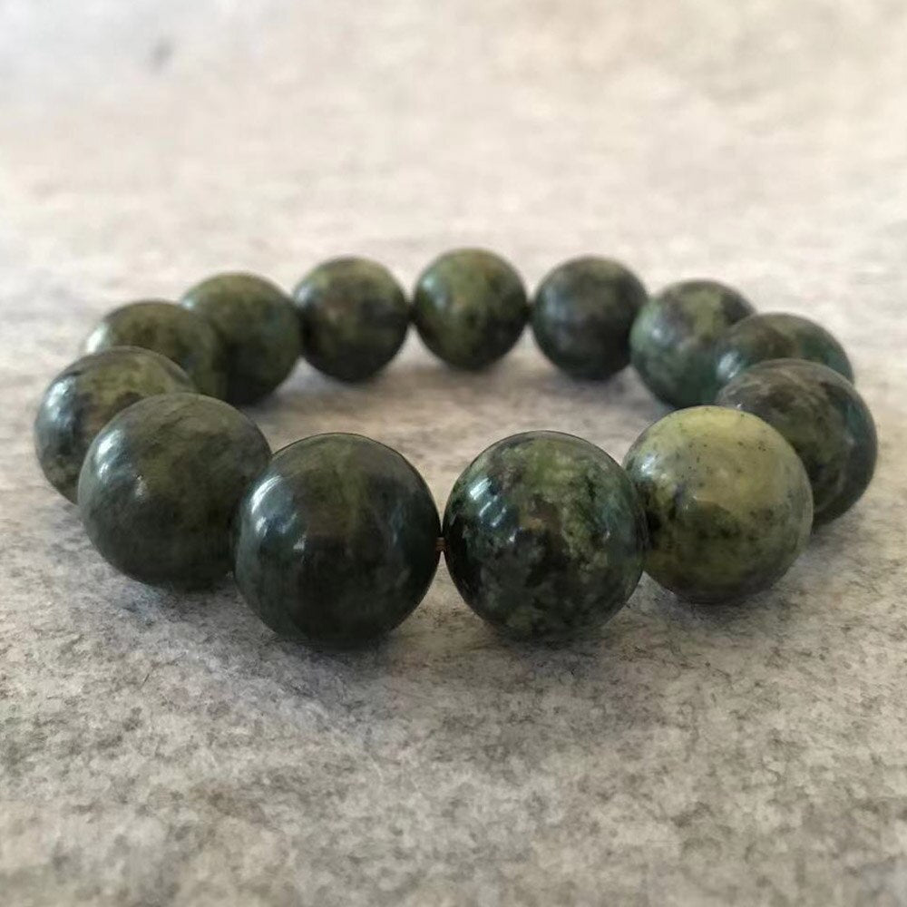 Tibetan Jade Bracelet With Magnetic Magic